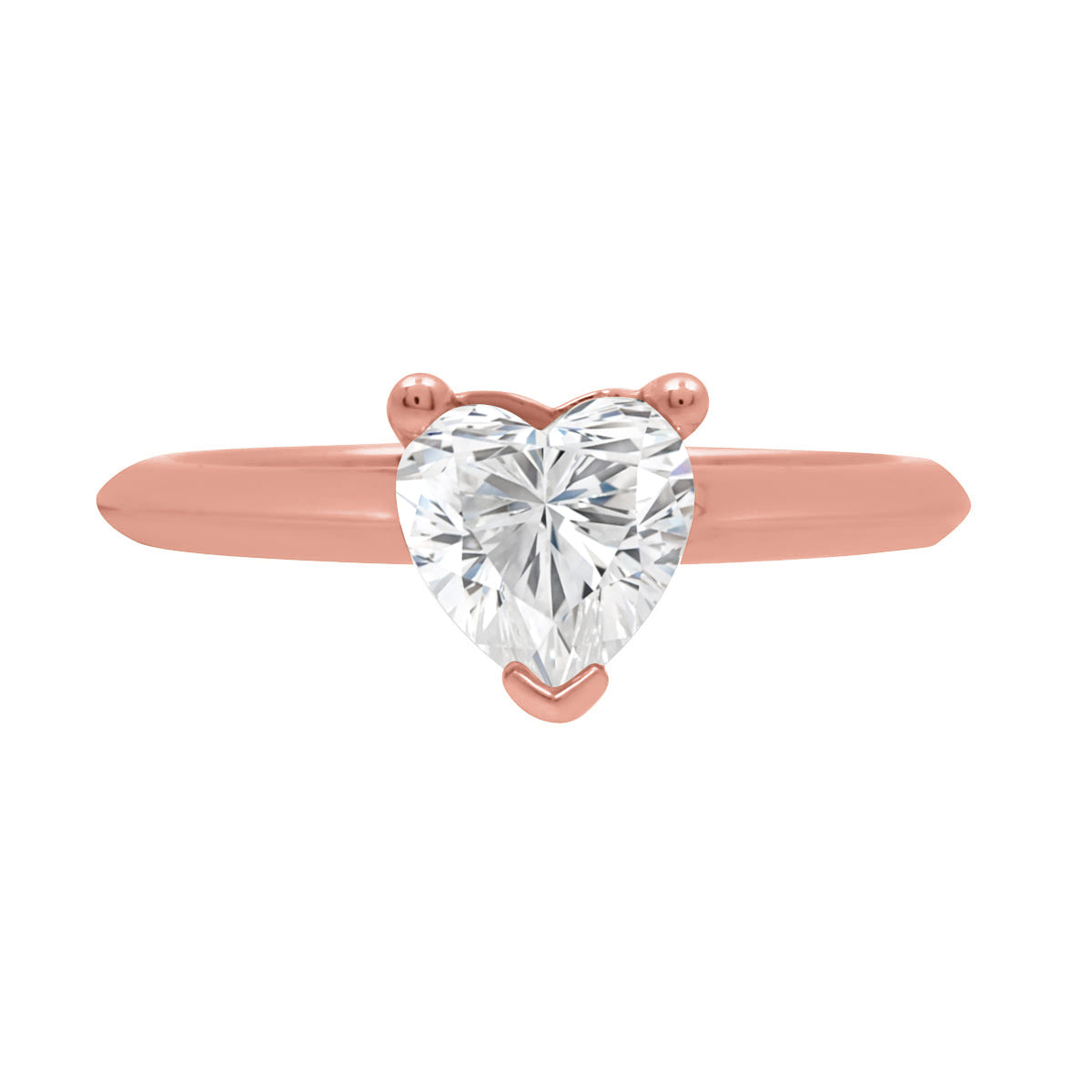 Heart Shape Diamond Ring IN rose gold