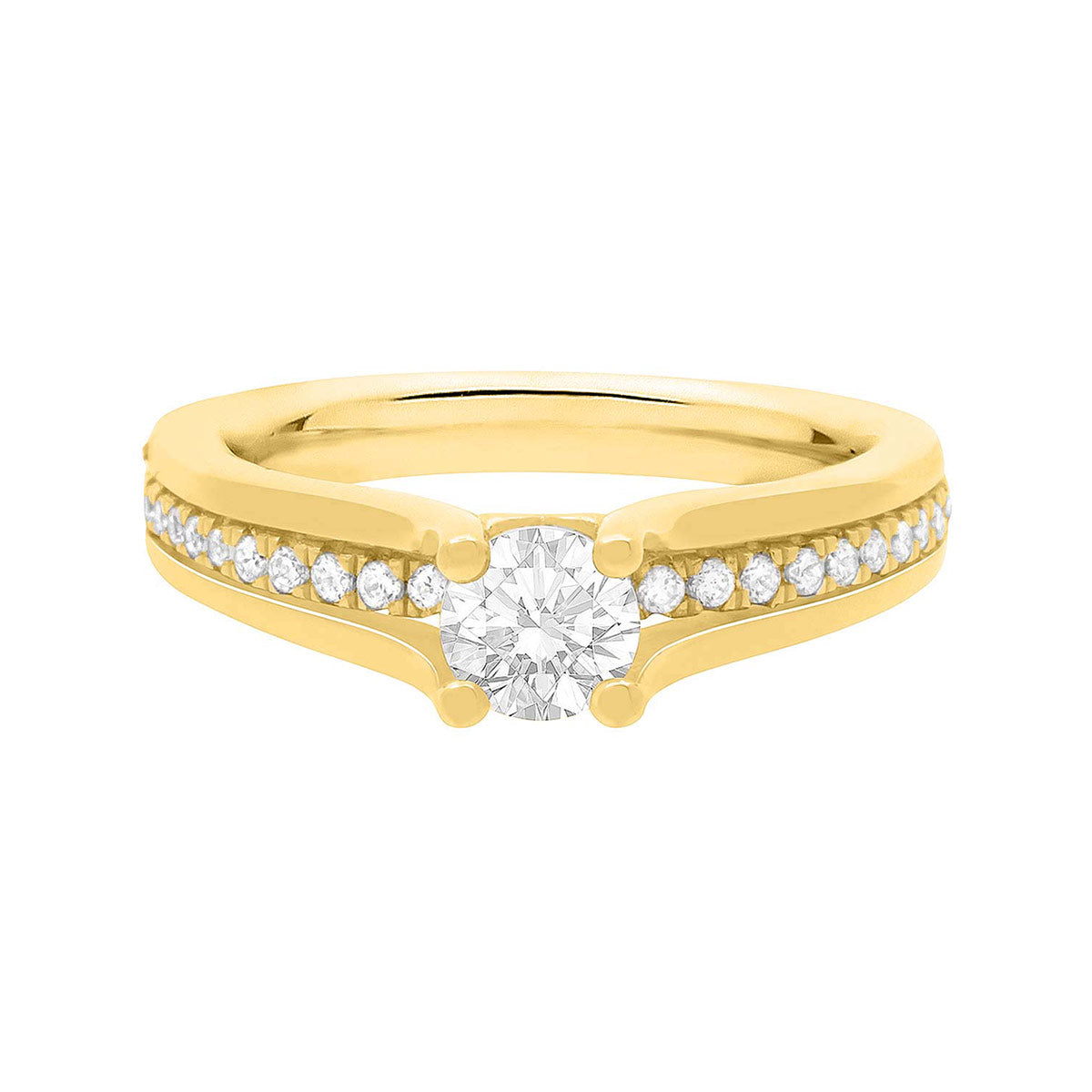 Hidden Heart Ring IN YELLOW GOLD