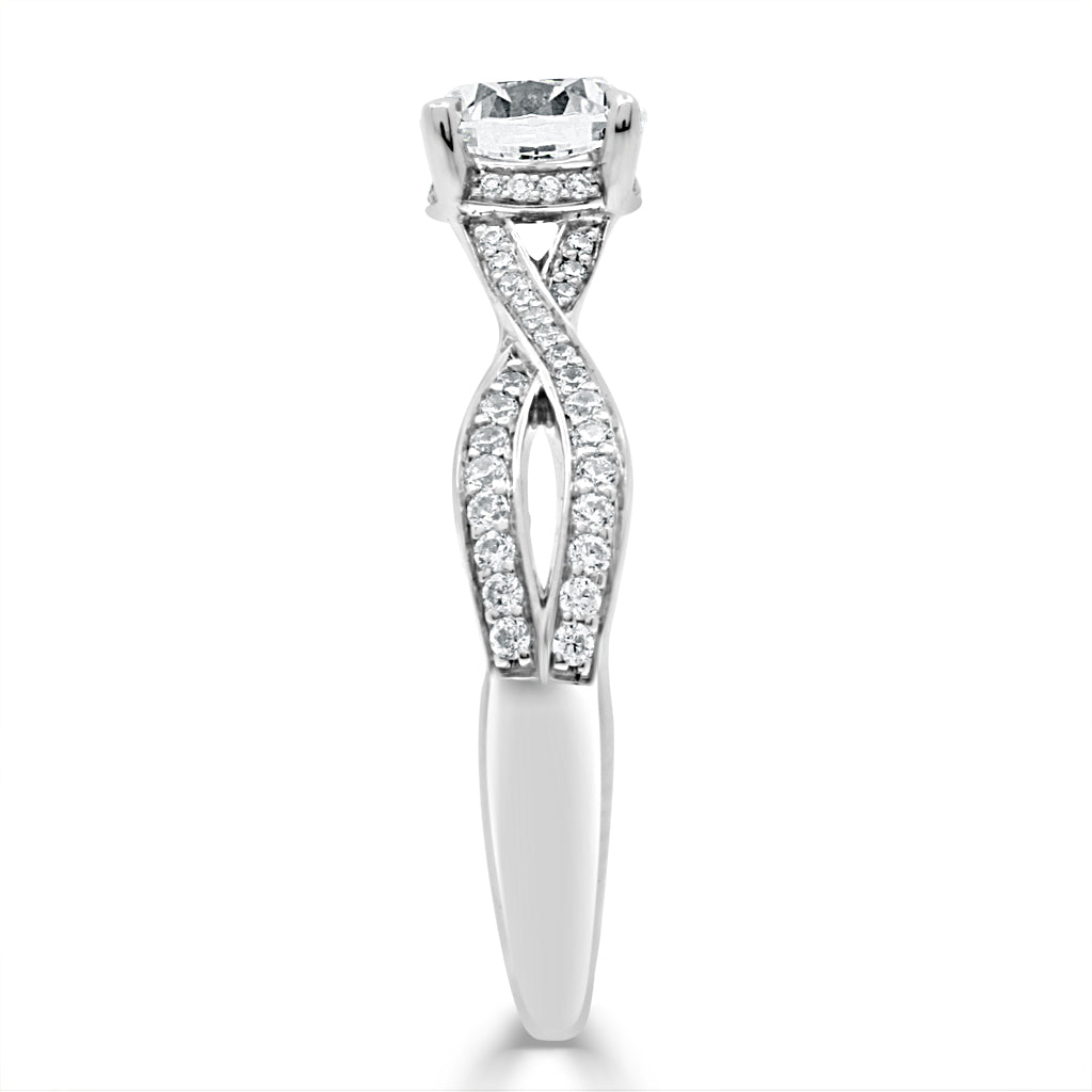 Twisted Band Engagement Ring – Betsey