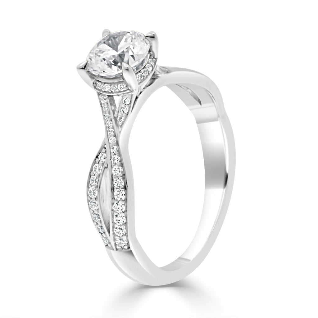 Twisted Band Engagement Ring – Betsey