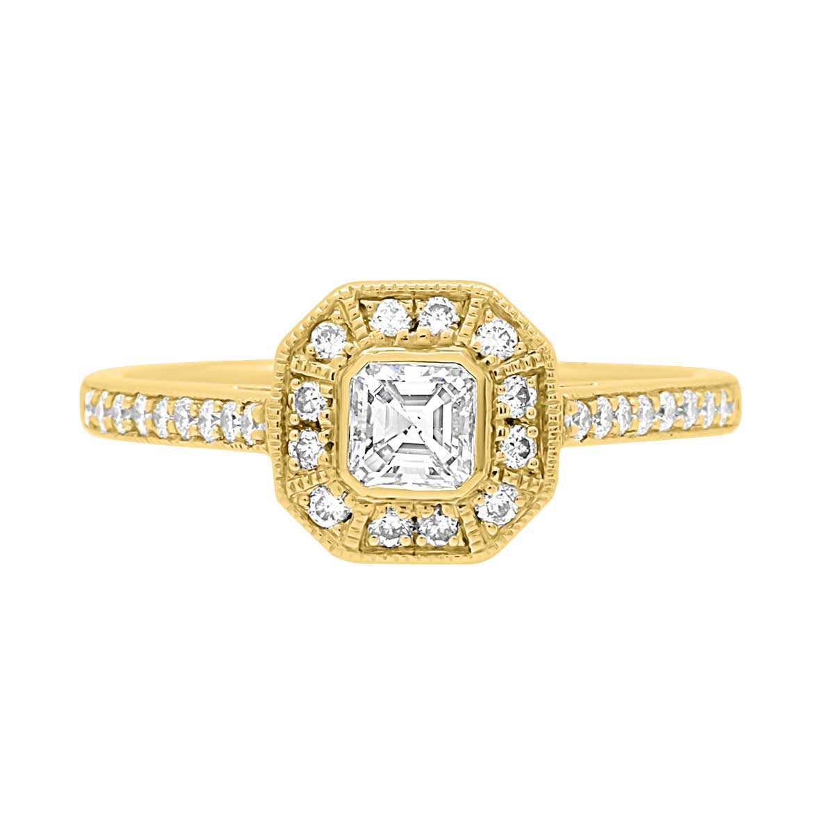 Vintage Design Ring in yellow gold