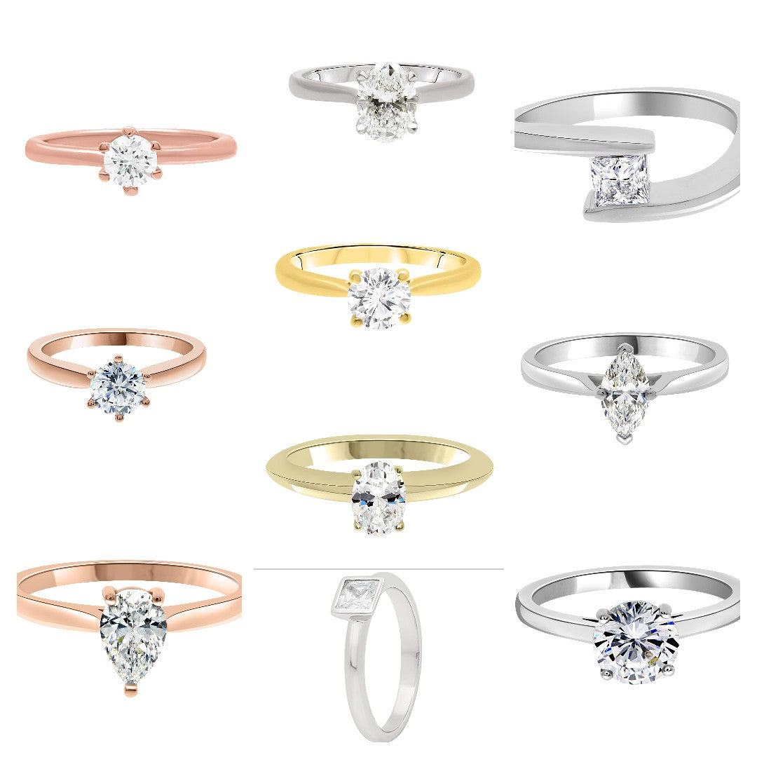 Solitaire Engagement Rings In Dublin
