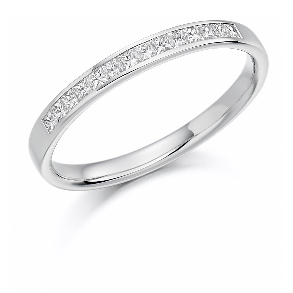 .20ct Princess Cut Ladies Diamond Wedding Ring in white gold