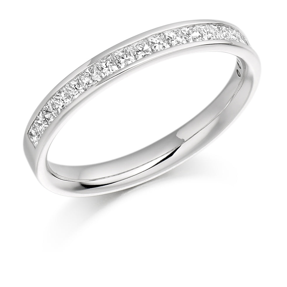 .50ct Diamond Wedding Ring Ladies in white gold