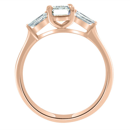 Emerald Cut With Tapered Baguettes – Elizabeth