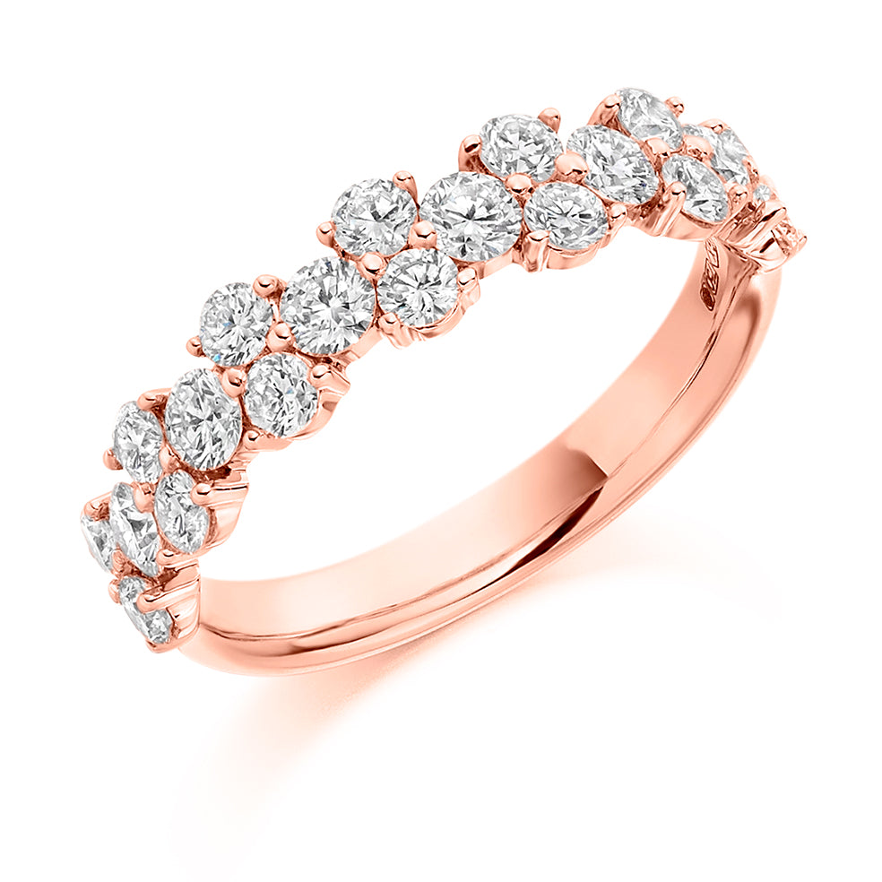 Right Hand Eternity Ring 1.2 ct IN Rose Gold
