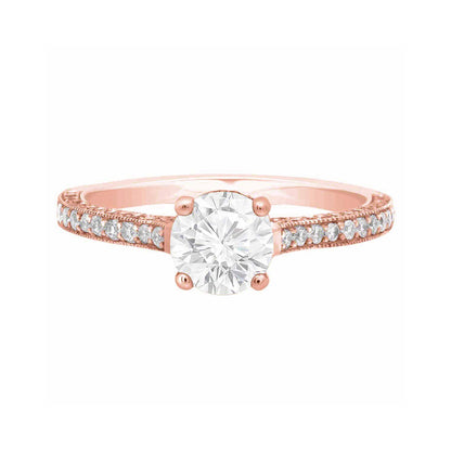 Thin Band Solitaire Ring – Gemma