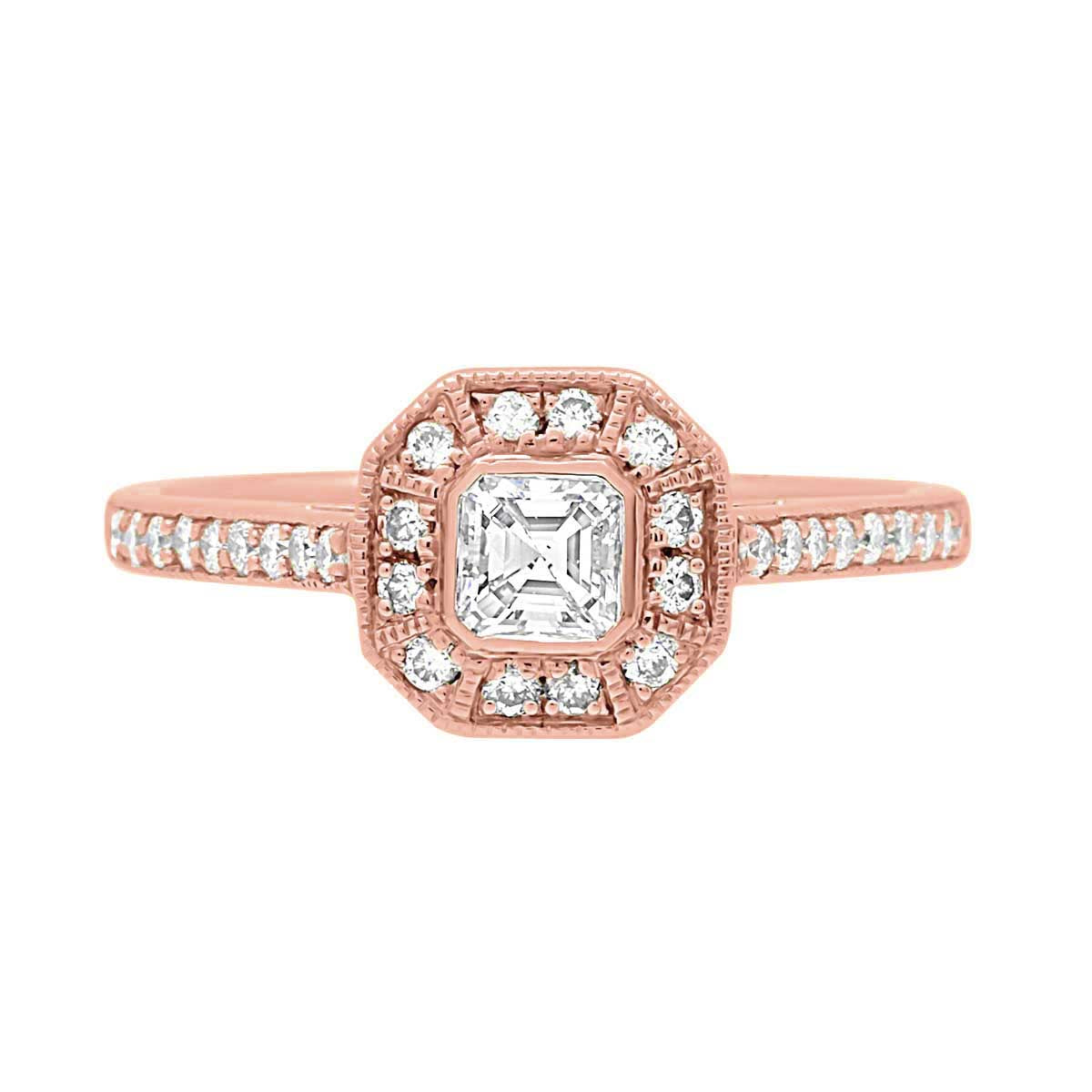 Vintage Design Ring in rose gold