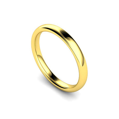 2.5mm Traditional Court Wedding Ring