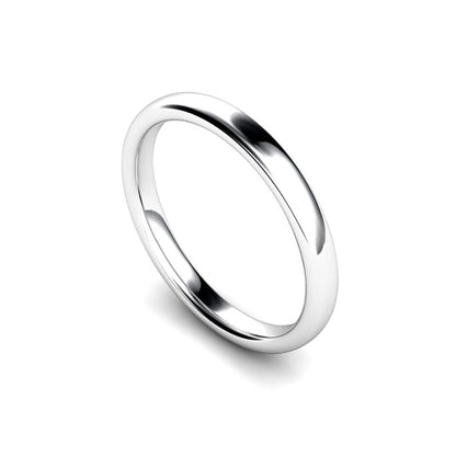 2.5mm Traditional Court Wedding Ring