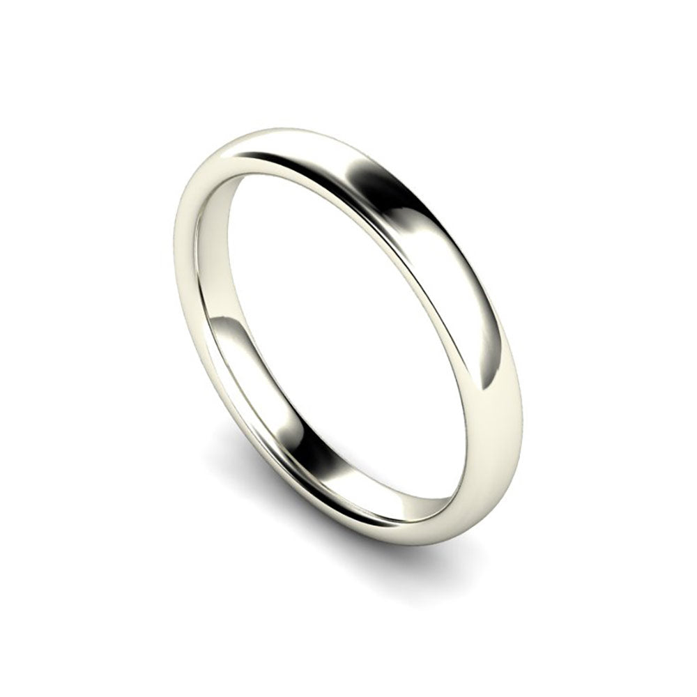 3mm Traditional Court Wedding Ring