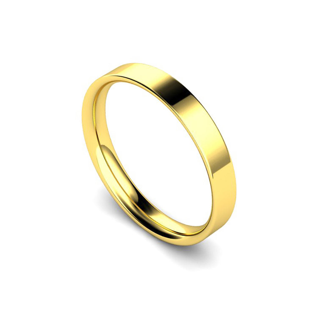 2mm Flat Profile Wedding Ring