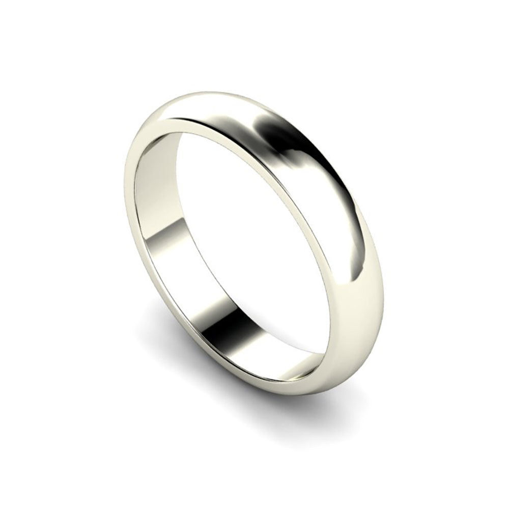 4mm Domed Wedding Ring