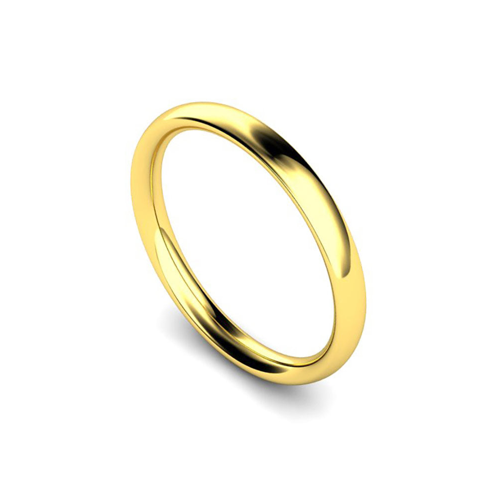 2.5mm Comfort Fit Wedding Ring