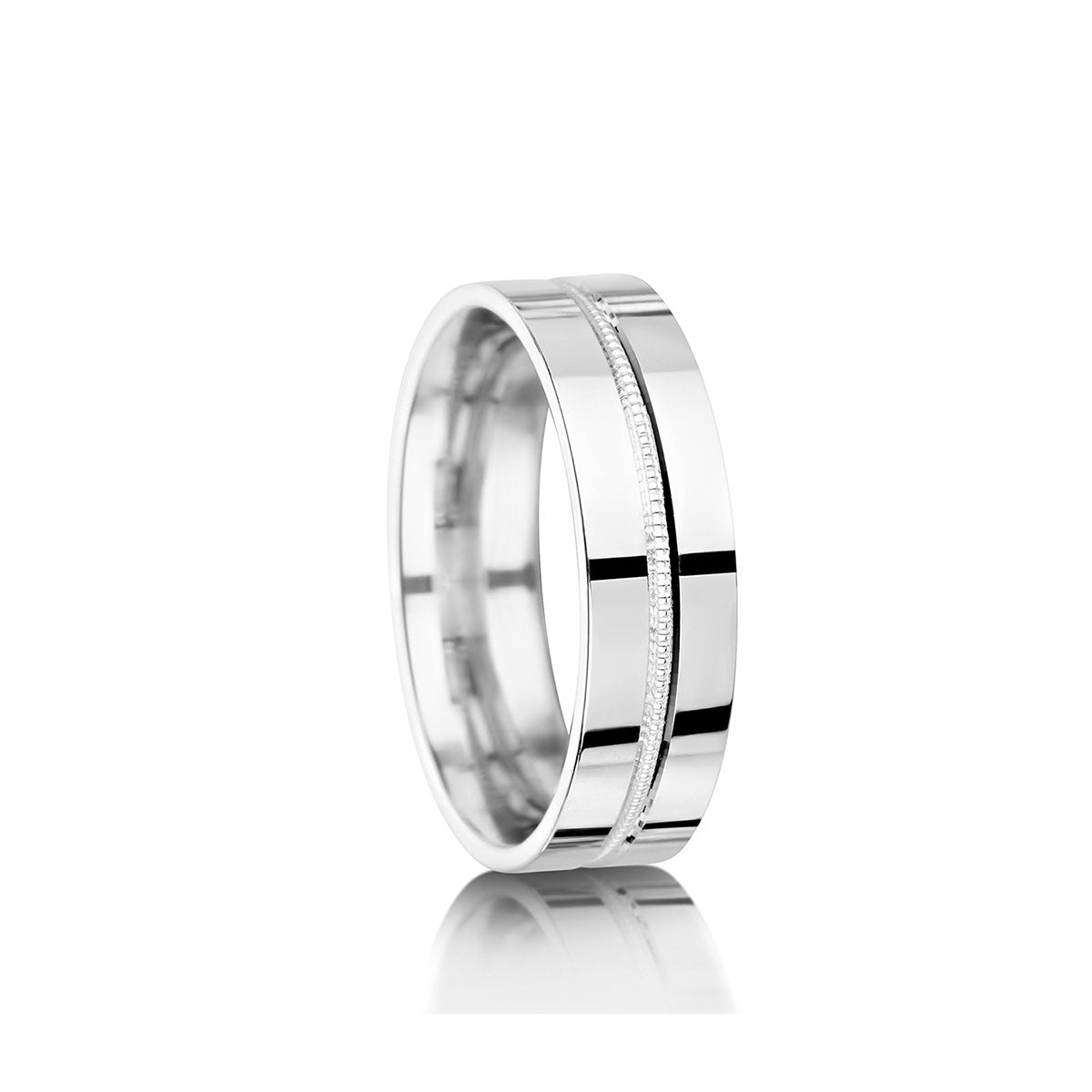 6mm Flat Gents Wedding Ring – MWR1