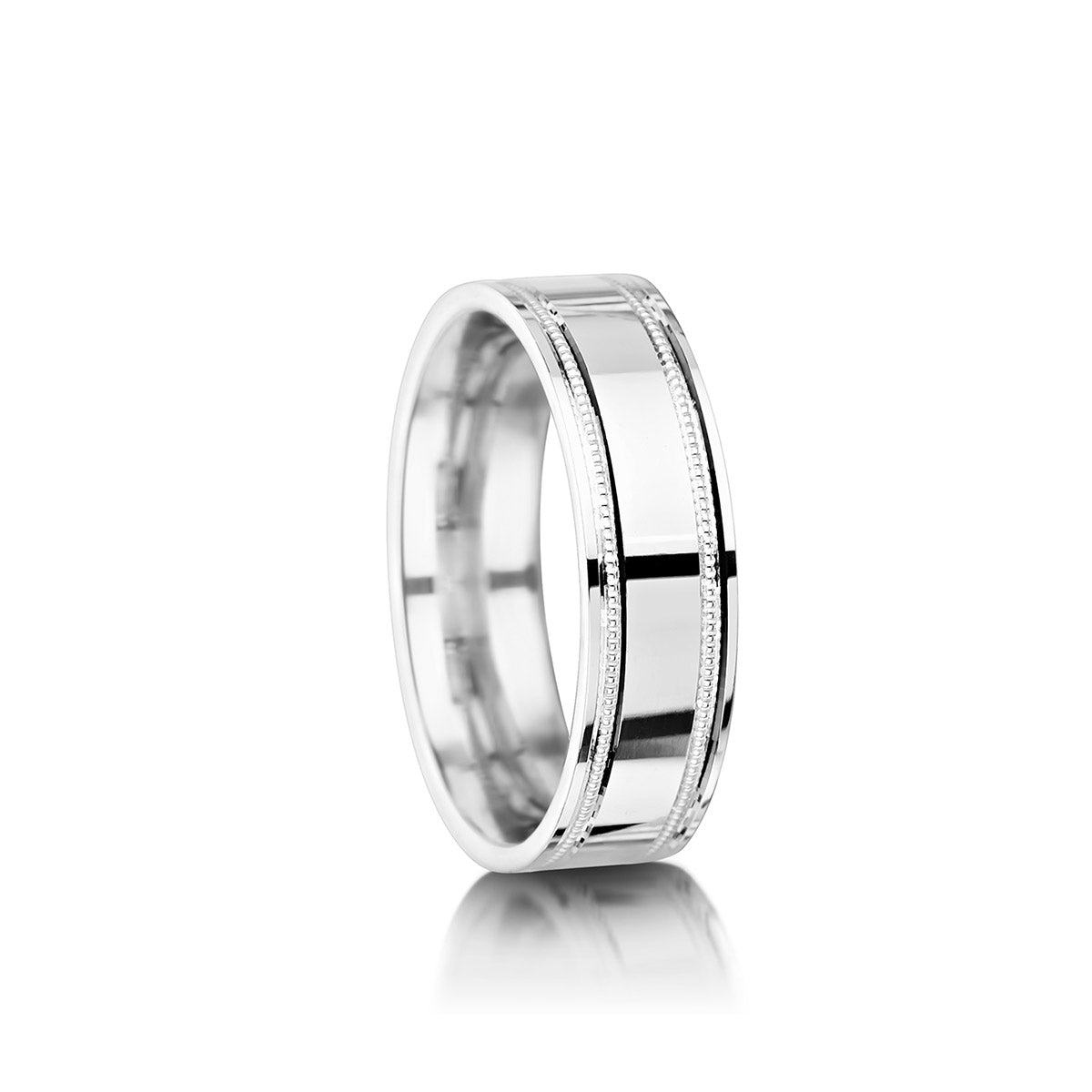 6mm Flat Gents Wedding Ring – MWR4