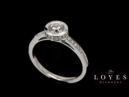 Bezel Engagement Ring – ‘Jade’