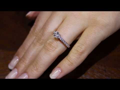 Pavé Diamond Ring ON A GIRLS HAND